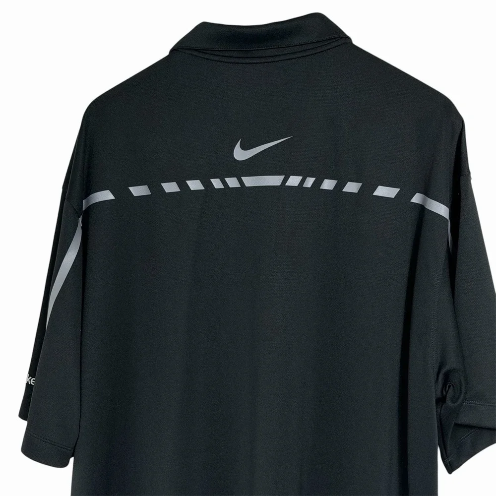 Nike Golf Dri Fit Black XXL Black Performance Stryker Logo Athletic